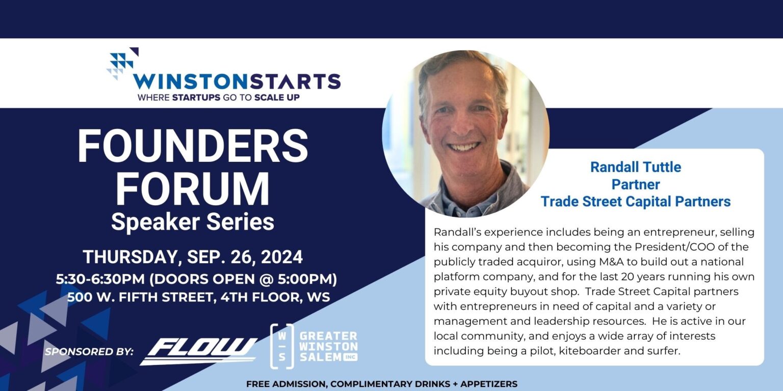 Founders Forum Speaker Series Sep. 26 2024